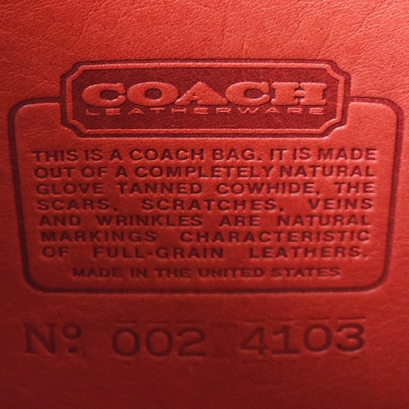 Vintage Coach Bonnie Cashin Metro Stroll Tote Bag # 9004 ( Coral Pink ) - Picture 14 of 15